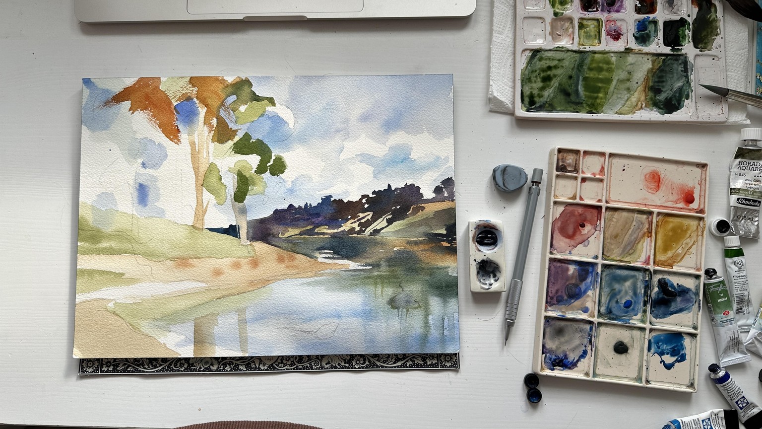 Lanscape With A River - image 1 - student project