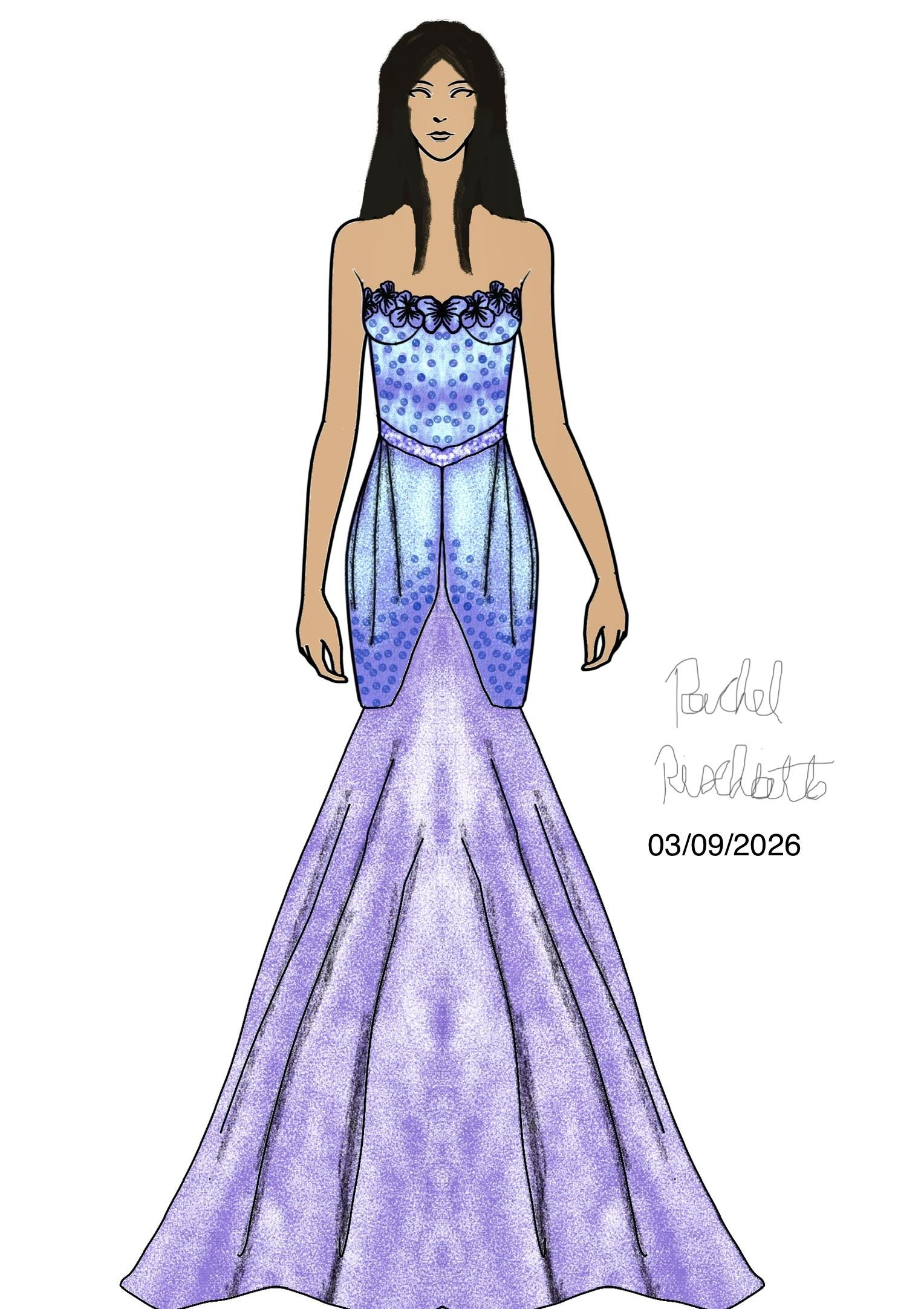 Hydrangea Gown - image 1 - student project