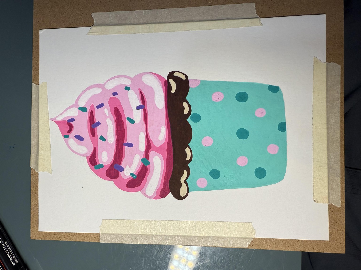 Posca Marker Cupcake - image 1 - student project