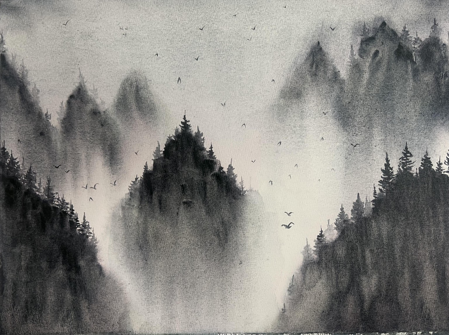 Misty Mountains - image 1 - student project
