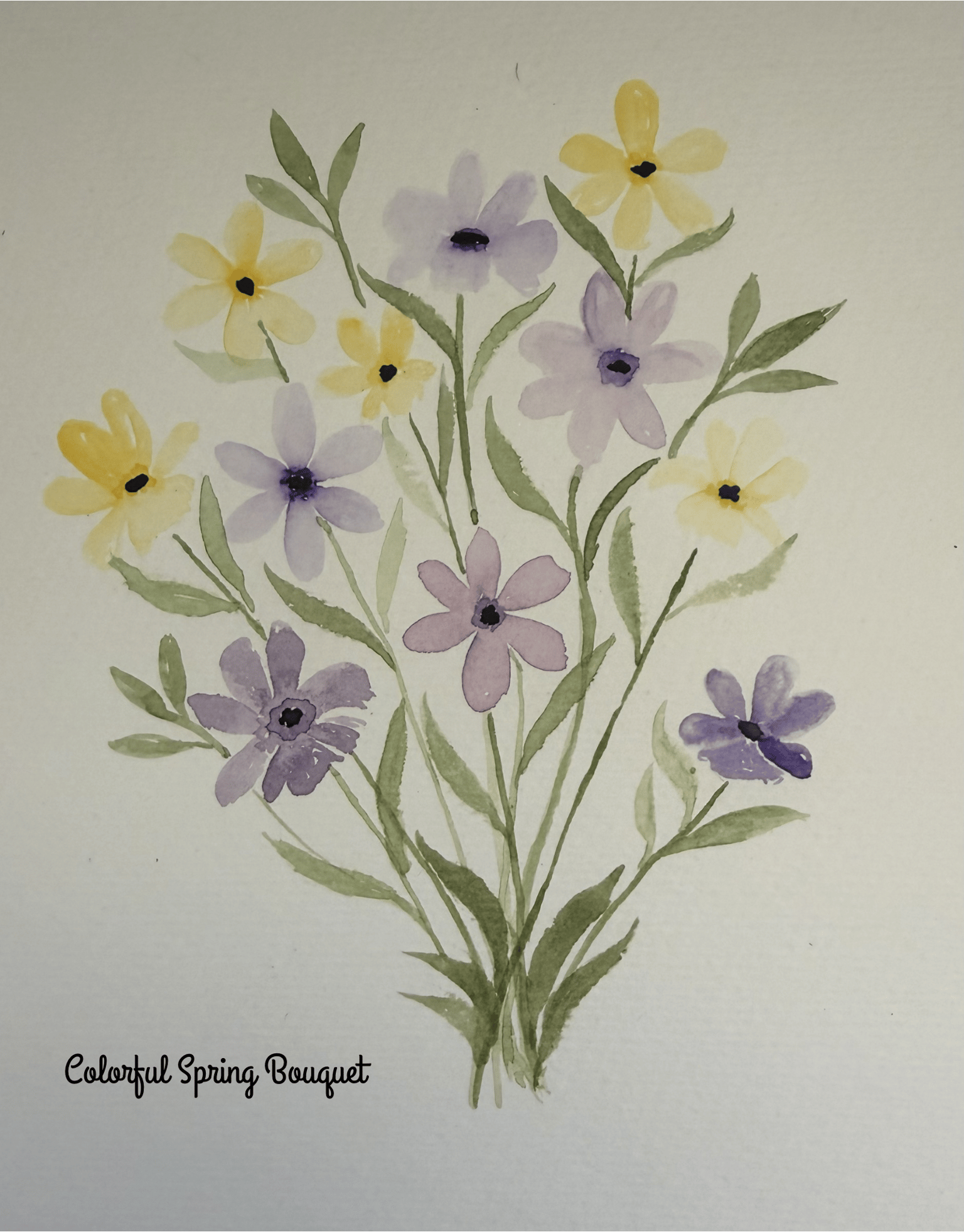 Colorful Spring Bouquet - image 1 - student project