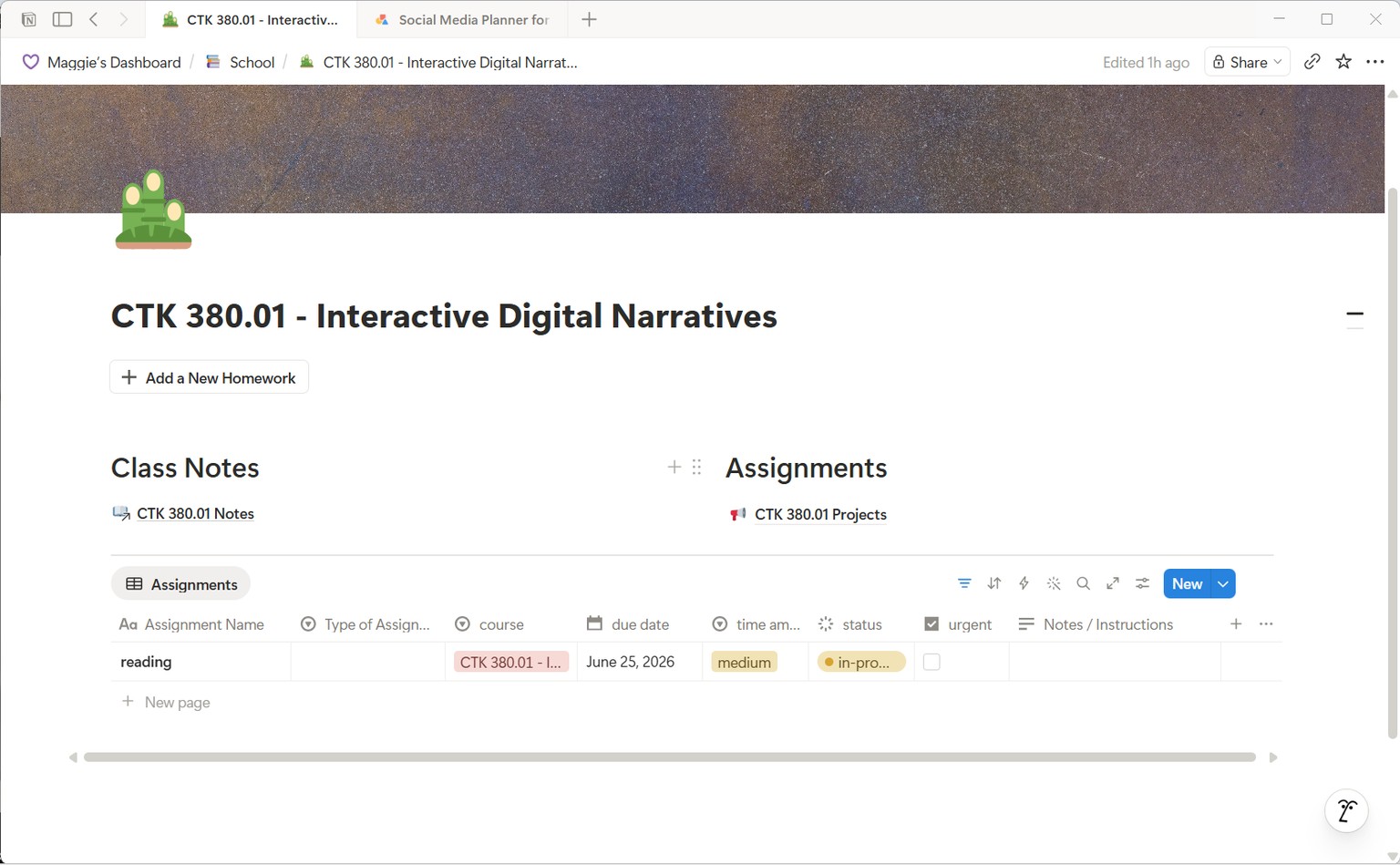 My Notion Website - image 2 - student project