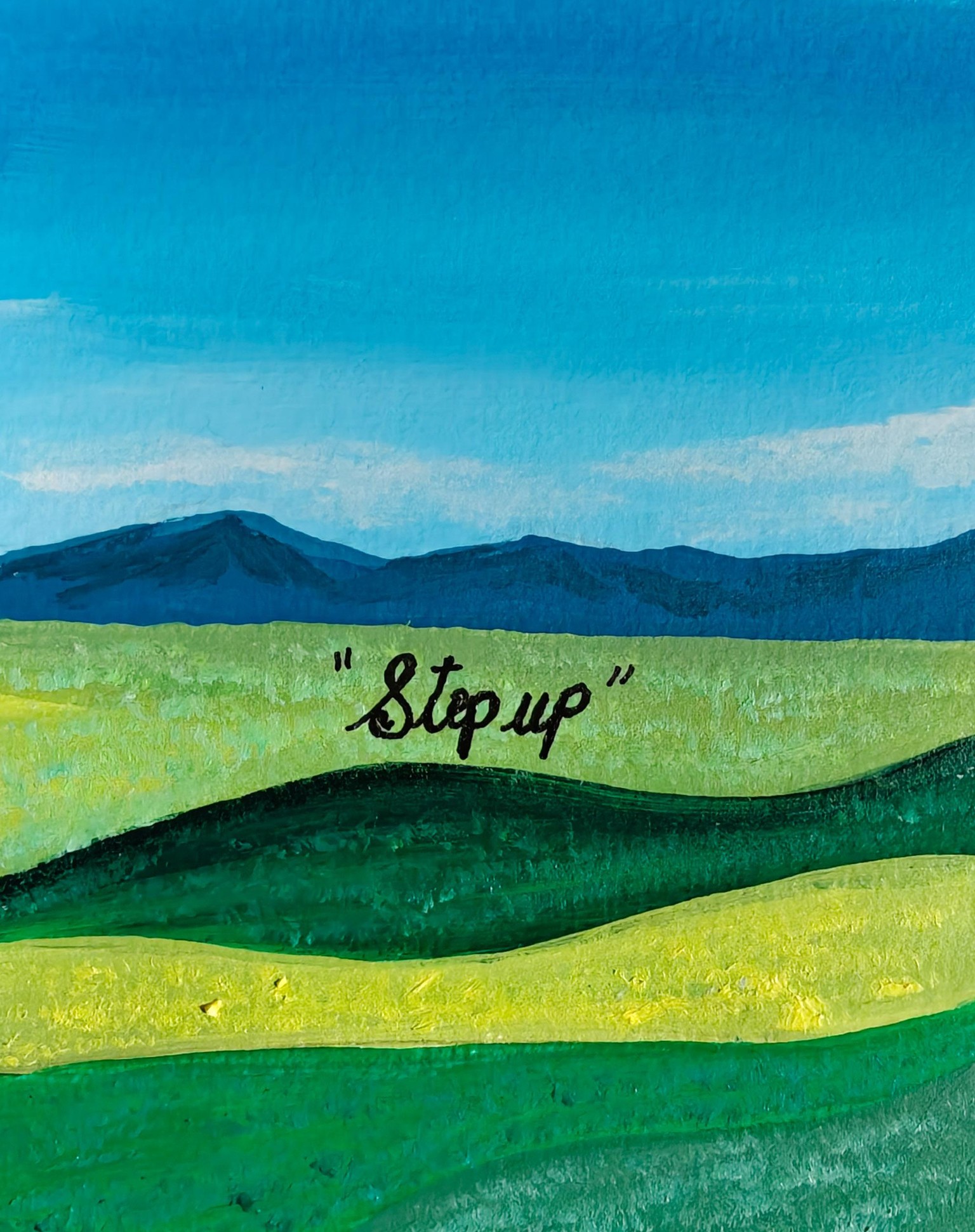 30 Days Acrylic Landscape Challenge :  Day 1 - image 27 - student project