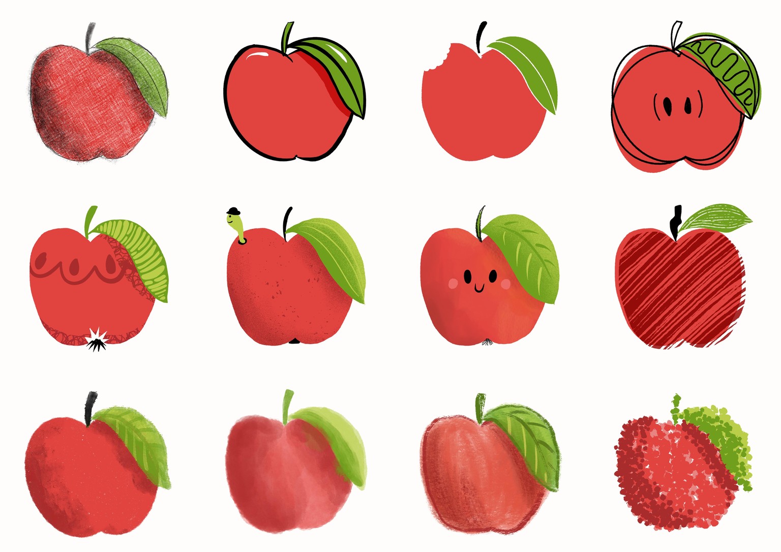 Apples 12 ways - image 2 - student project