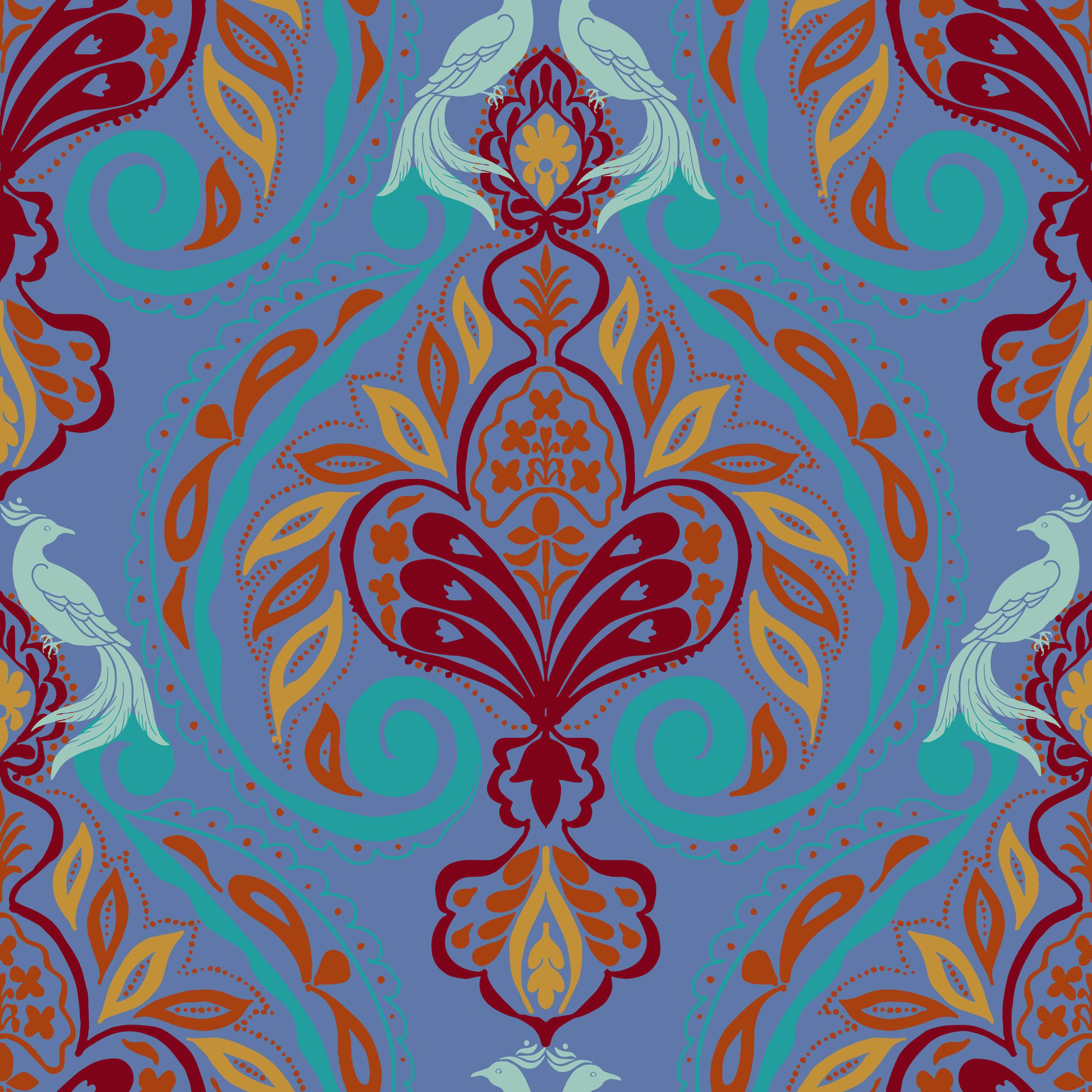 Paisley shawl and repeat patterns - image 7 - student project