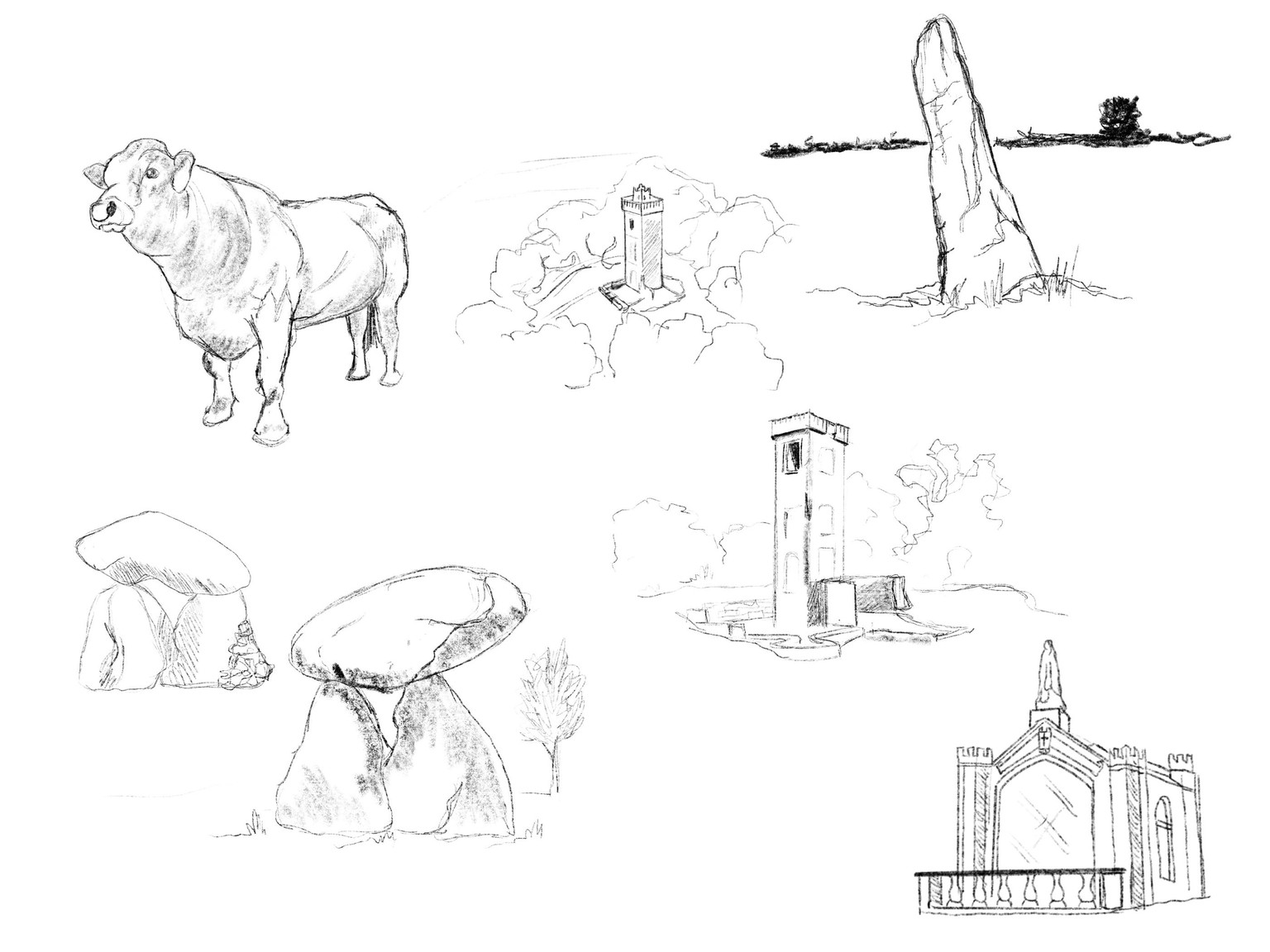 Louth: A Landscape of Saints, Heroes and Ancient Legends (Base Map) - image 2 - student project