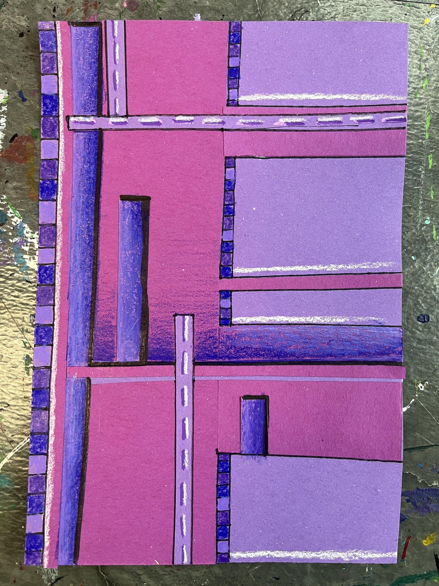 Color Blocking with Holiday Colors - image 1 - student project