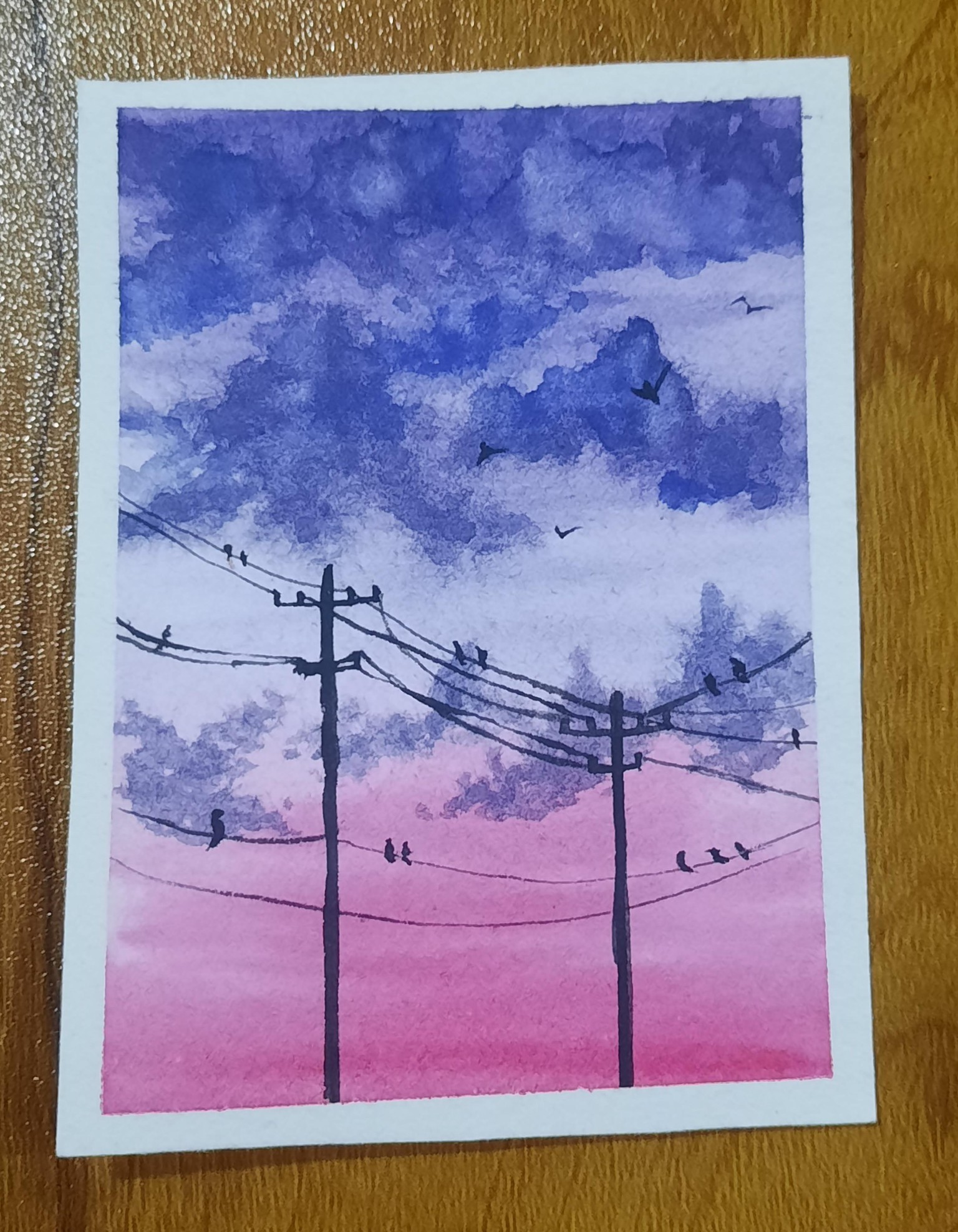 Watercolour Clouds - image 5 - student project
