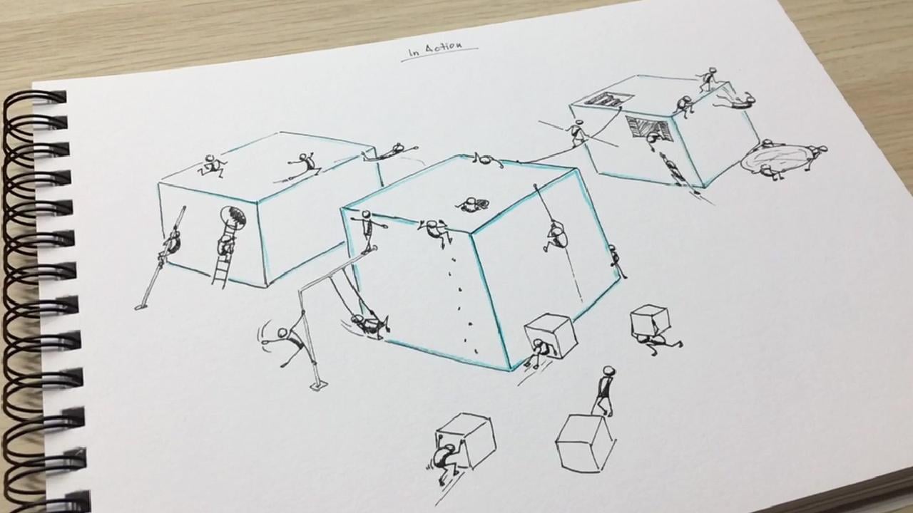 Expressive Stick Figures - image 3 - student project
