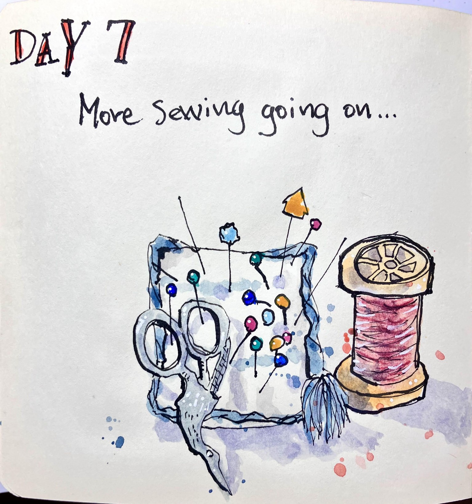 My 7 Day pocket pages challenges - image 7 - student project