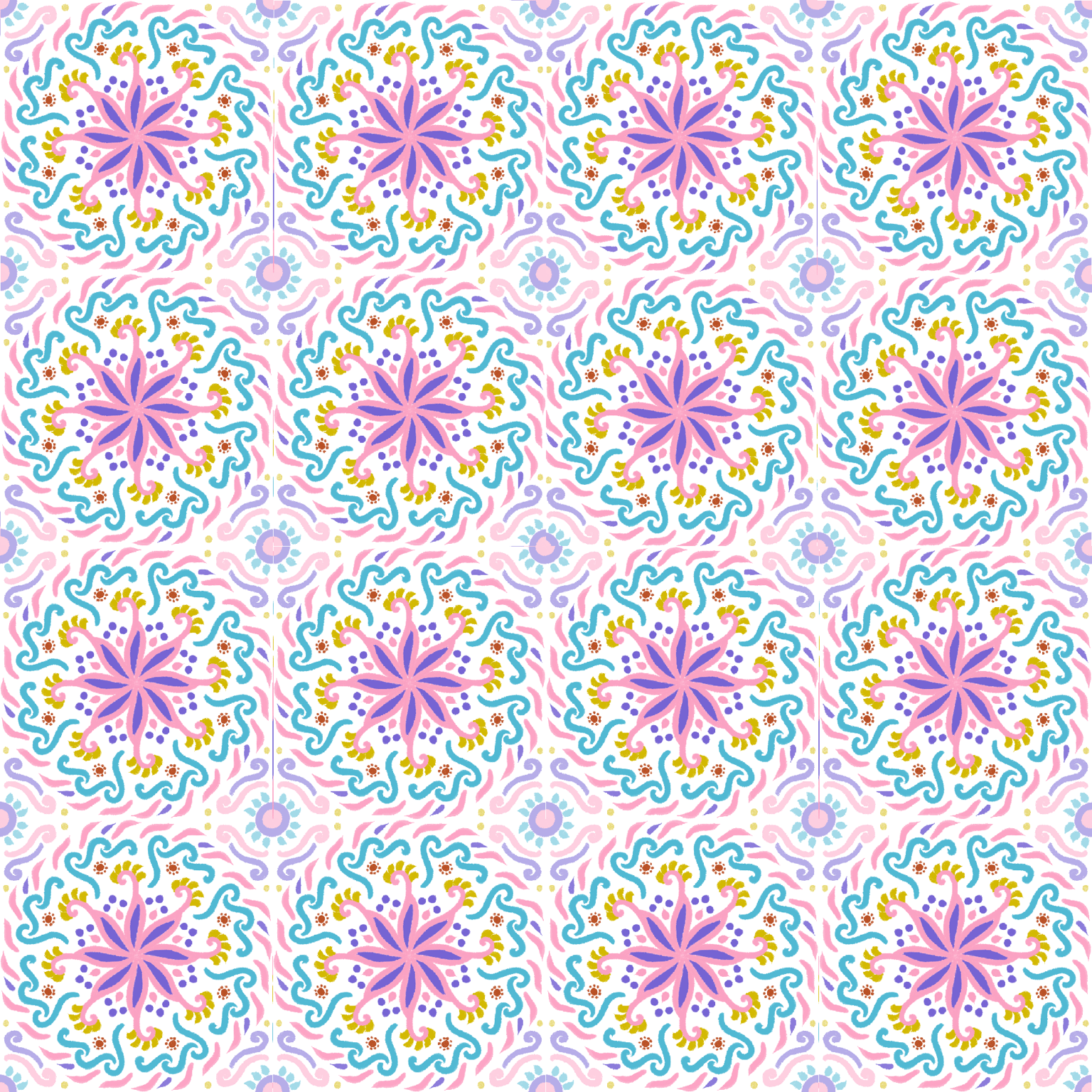 Used Mandala that I had ready! thank you for taking several styles as examples. Great class! - image 1 - student project