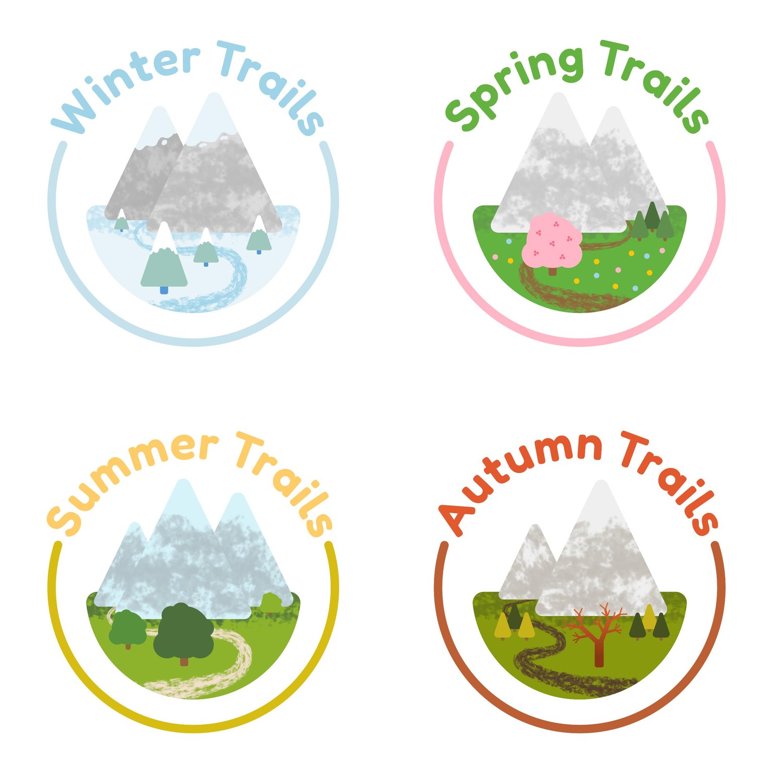 Flat-Art Vector Badges & Icons - Željka Mrovlje - image 3 - student project