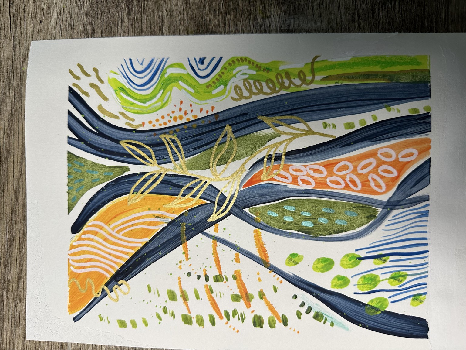Faux Mat Painting 1 and 2 - image 1 - student project