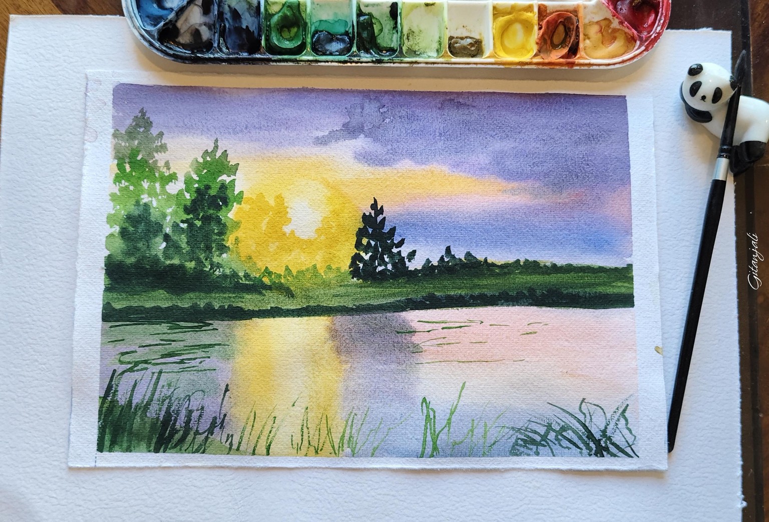 Seasons landscape - image 2 - student project