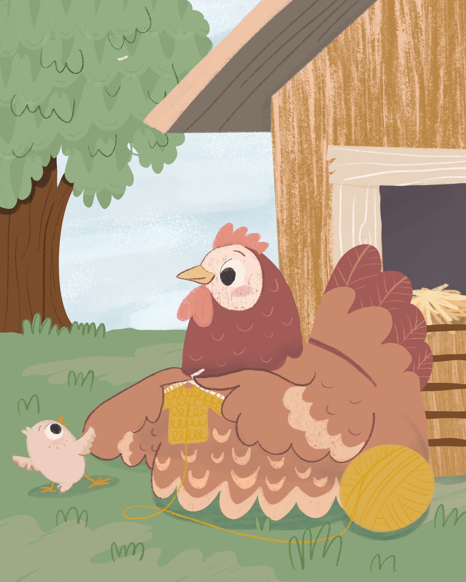 My knitting chicken - image 1 - student project