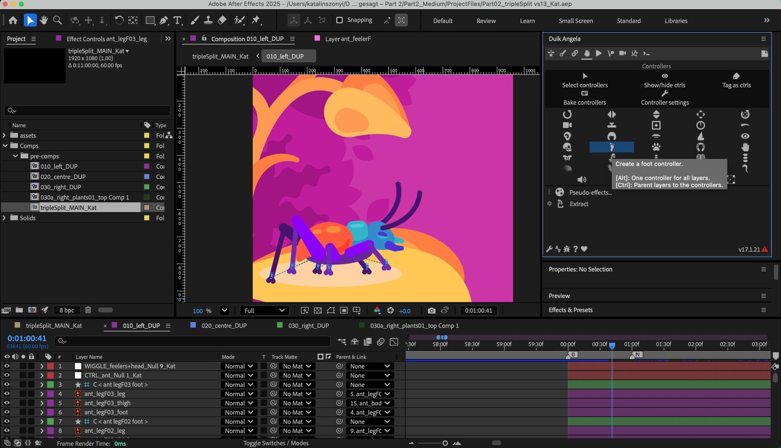 Bob, Sway, & Wiggle — Rigging and Animating with Duik IK Chains | Kurzgesagt-Style Animation Part 2 - image 3 - student project
