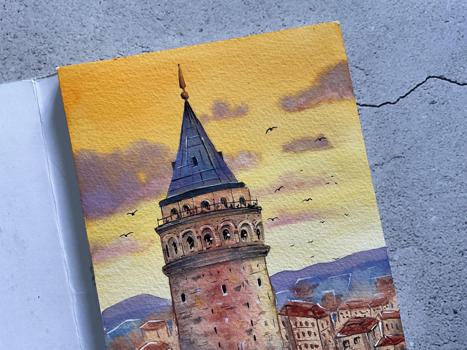 Watercolor Cityscapes - image 2 - student project