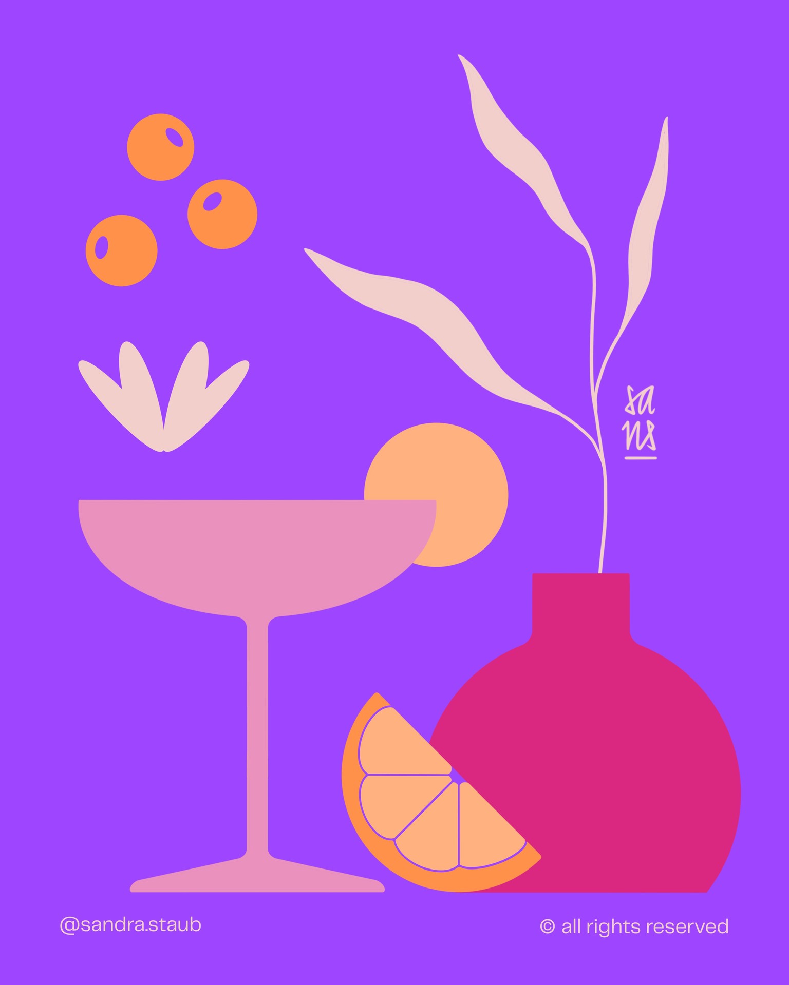 Sample Artwork & Colour Palettes From Your Teacher - image 2 - student project