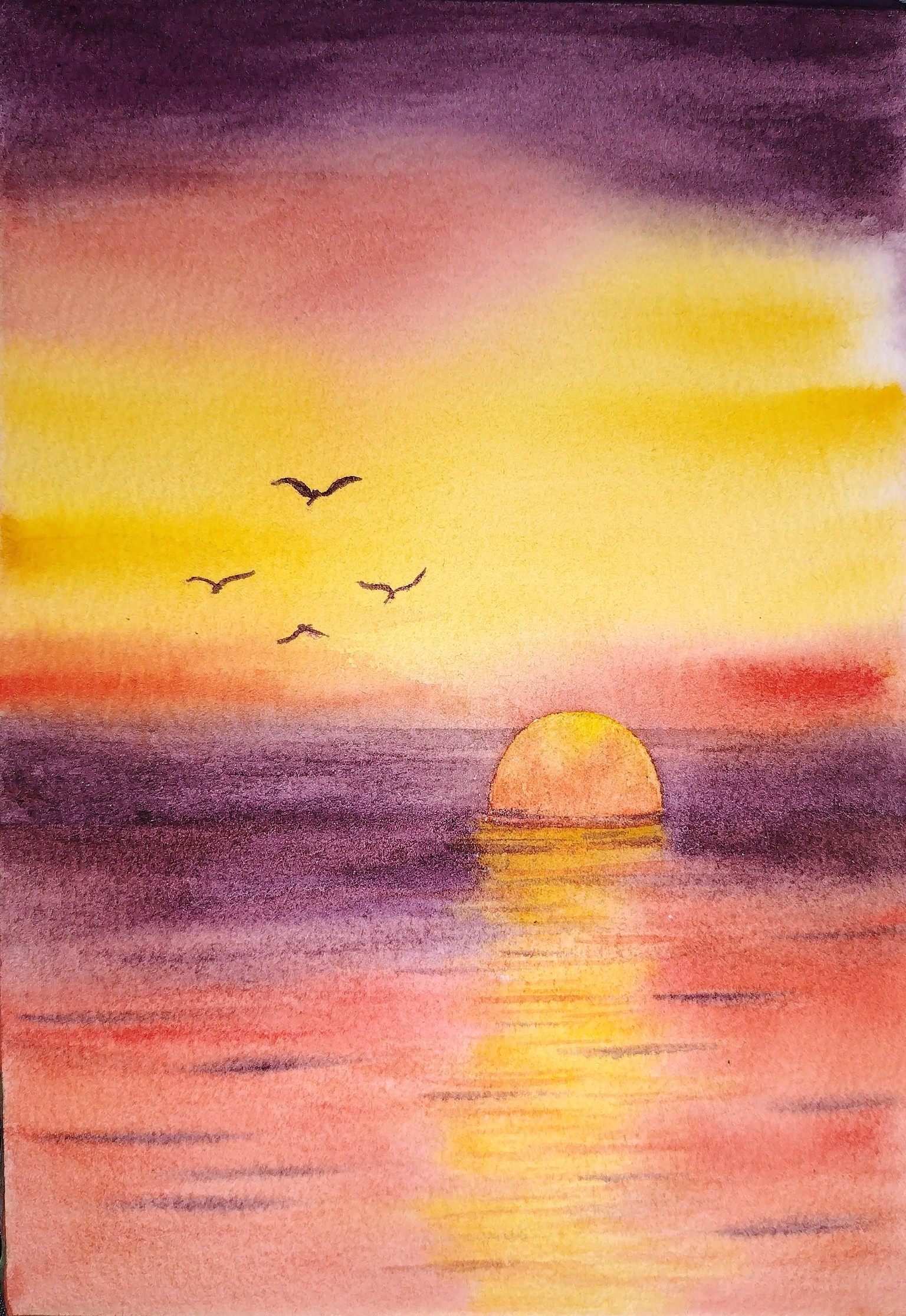 Nature In watercolor Projects - image 31 - student project