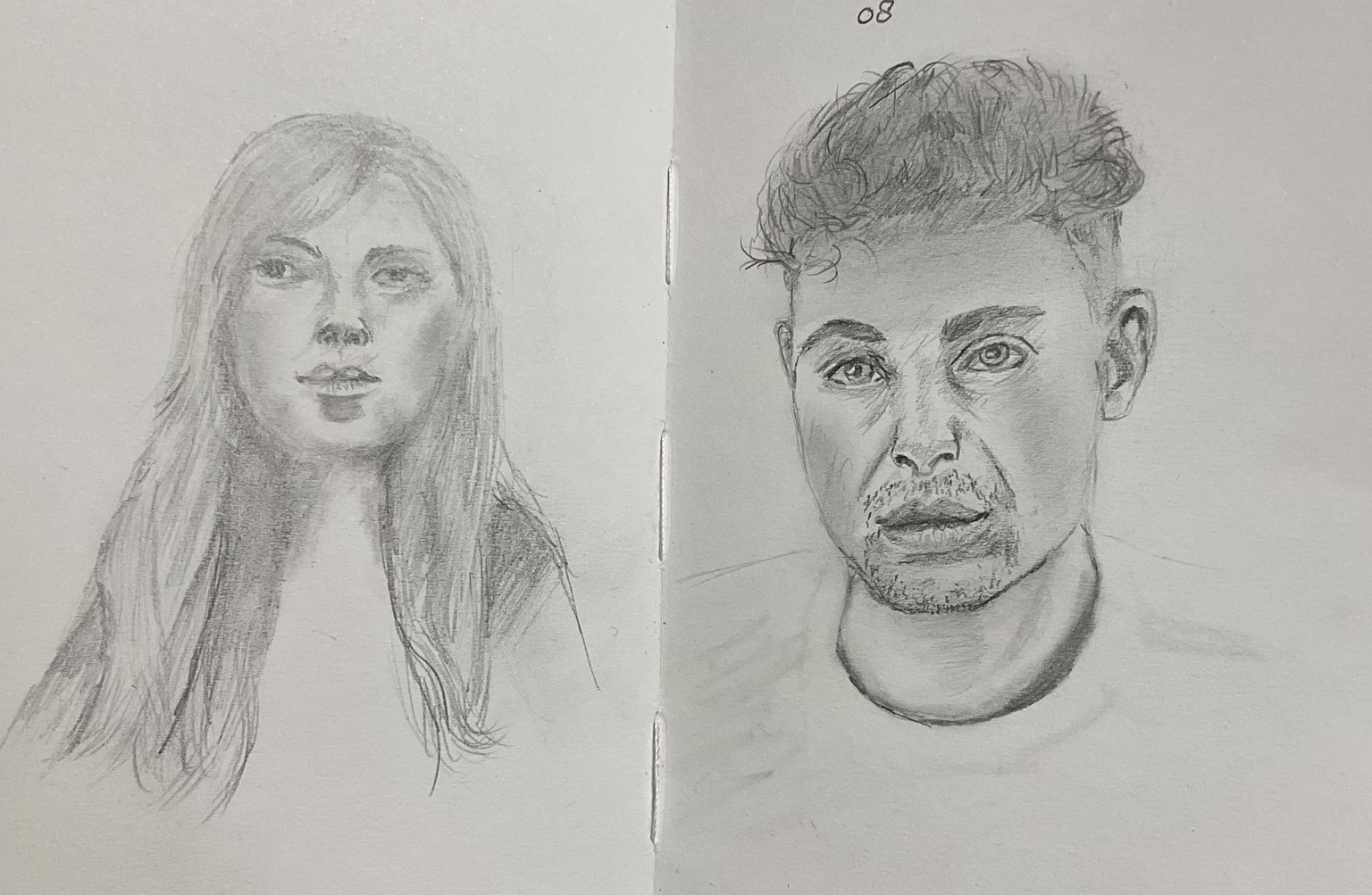 Portret drawings - image 2 - student project