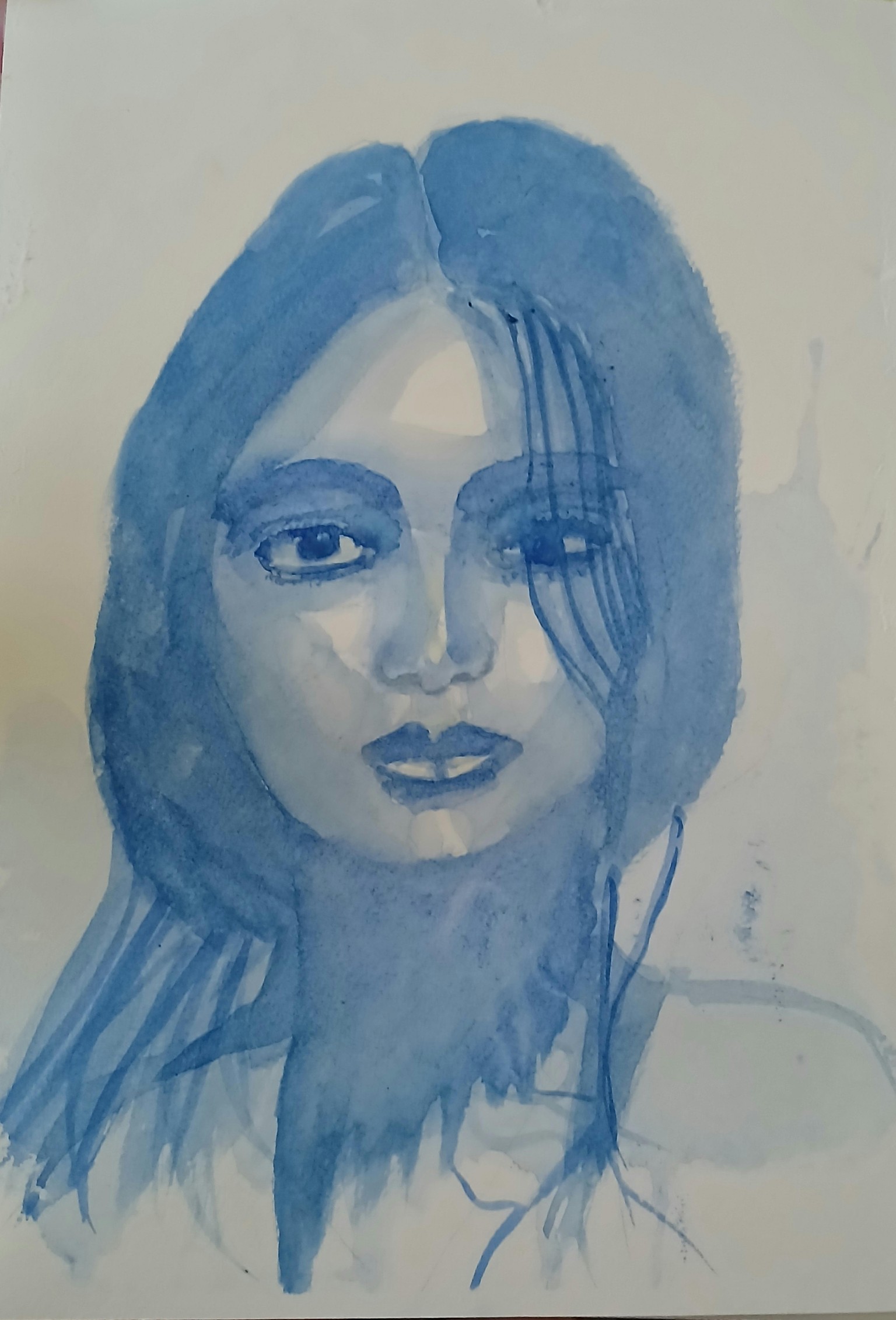 Monochromatic portrait - image 2 - student project
