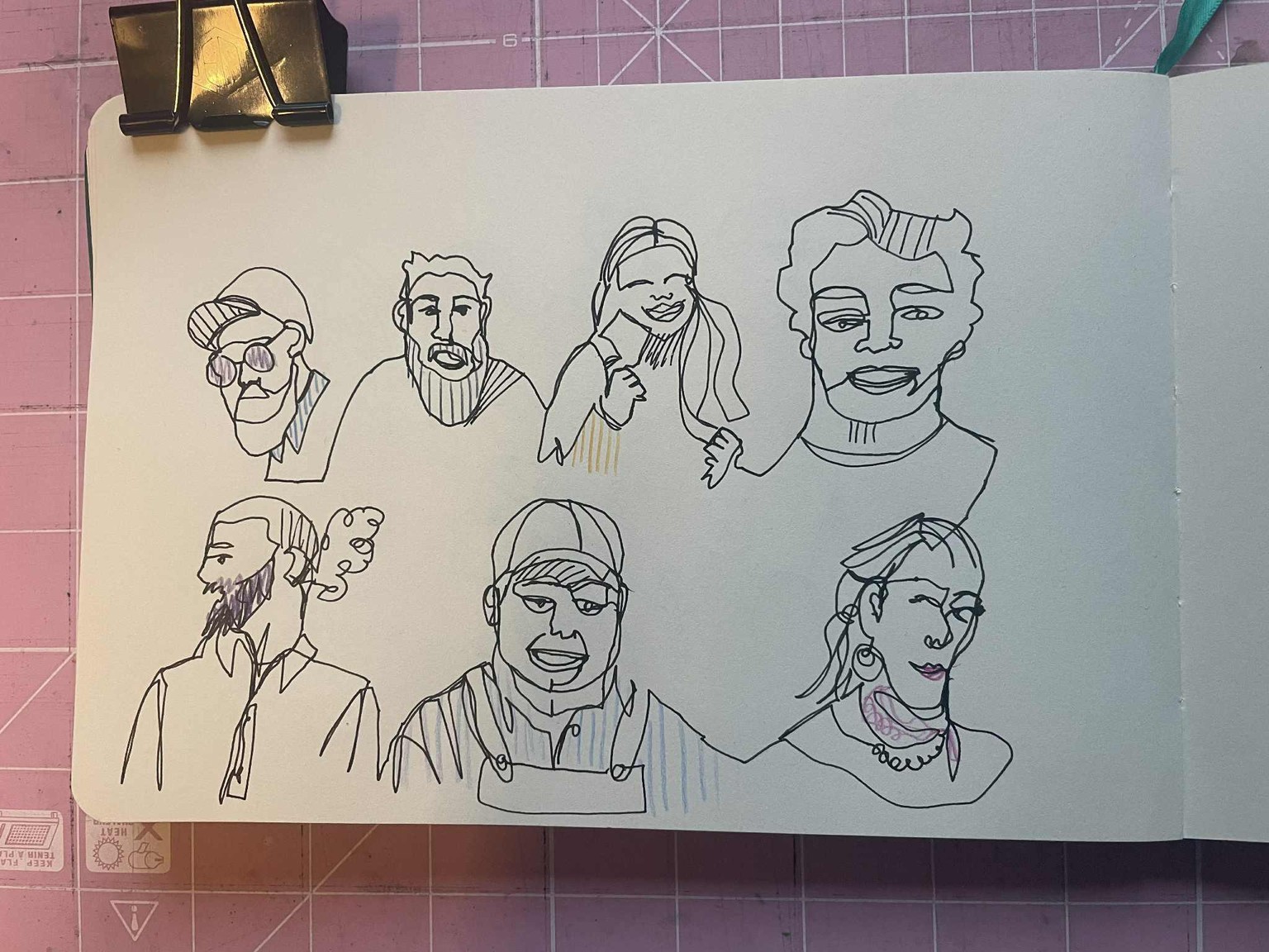 Doodle sketching people - image 2 - student project