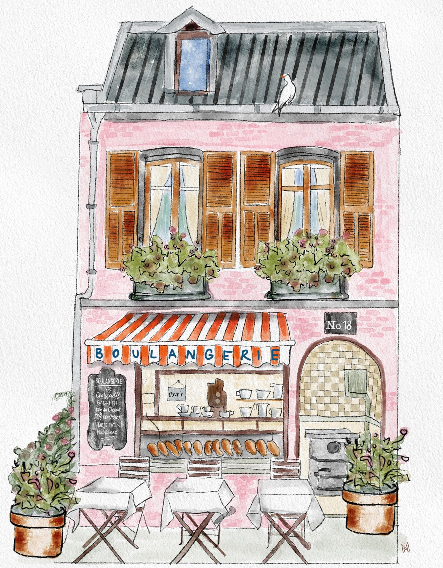 Store Watercolor - image 1 - student project