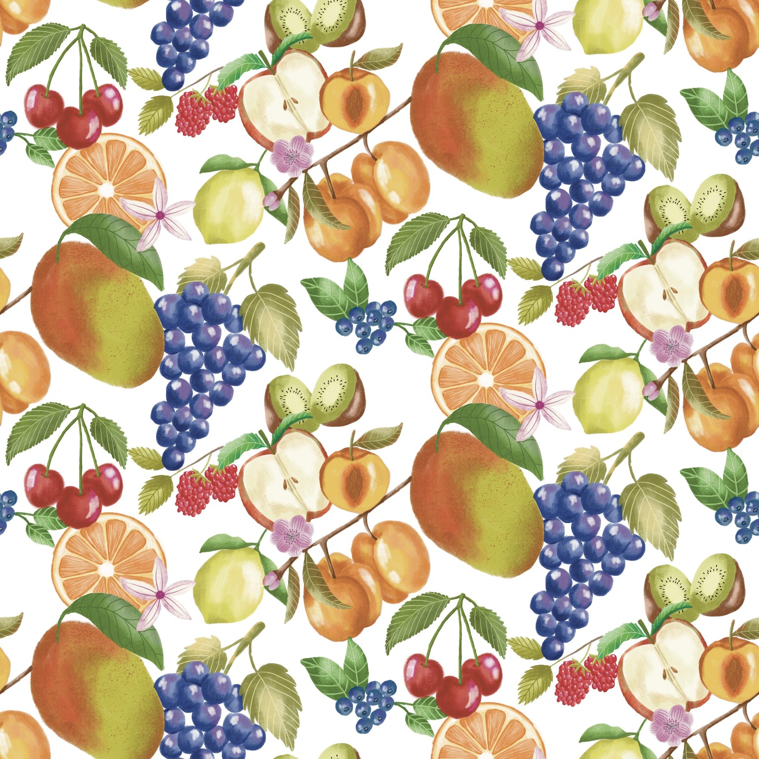Fruit pattern - image 2 - student project