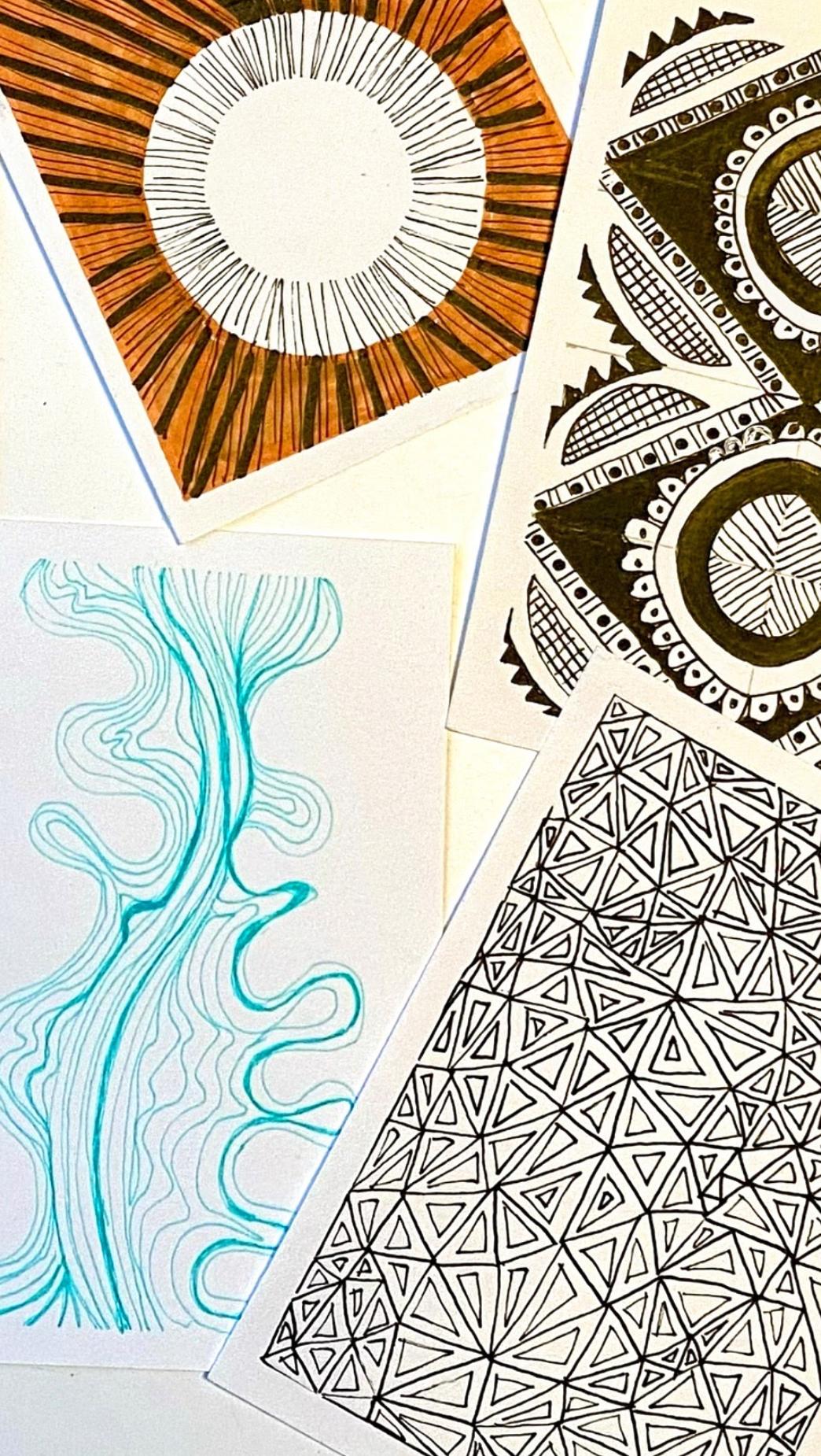 Mindful drawing - image 1 - student project