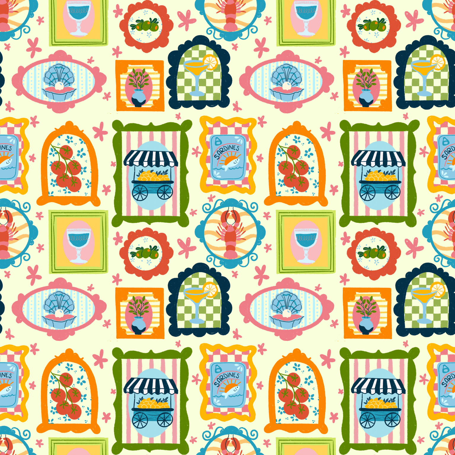 Mediterranean pattern - image 1 - student project