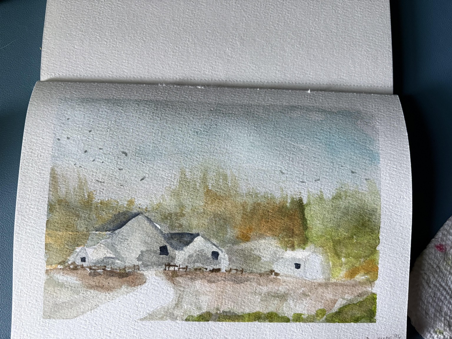 Loose Autumn Landscape - image 1 - student project