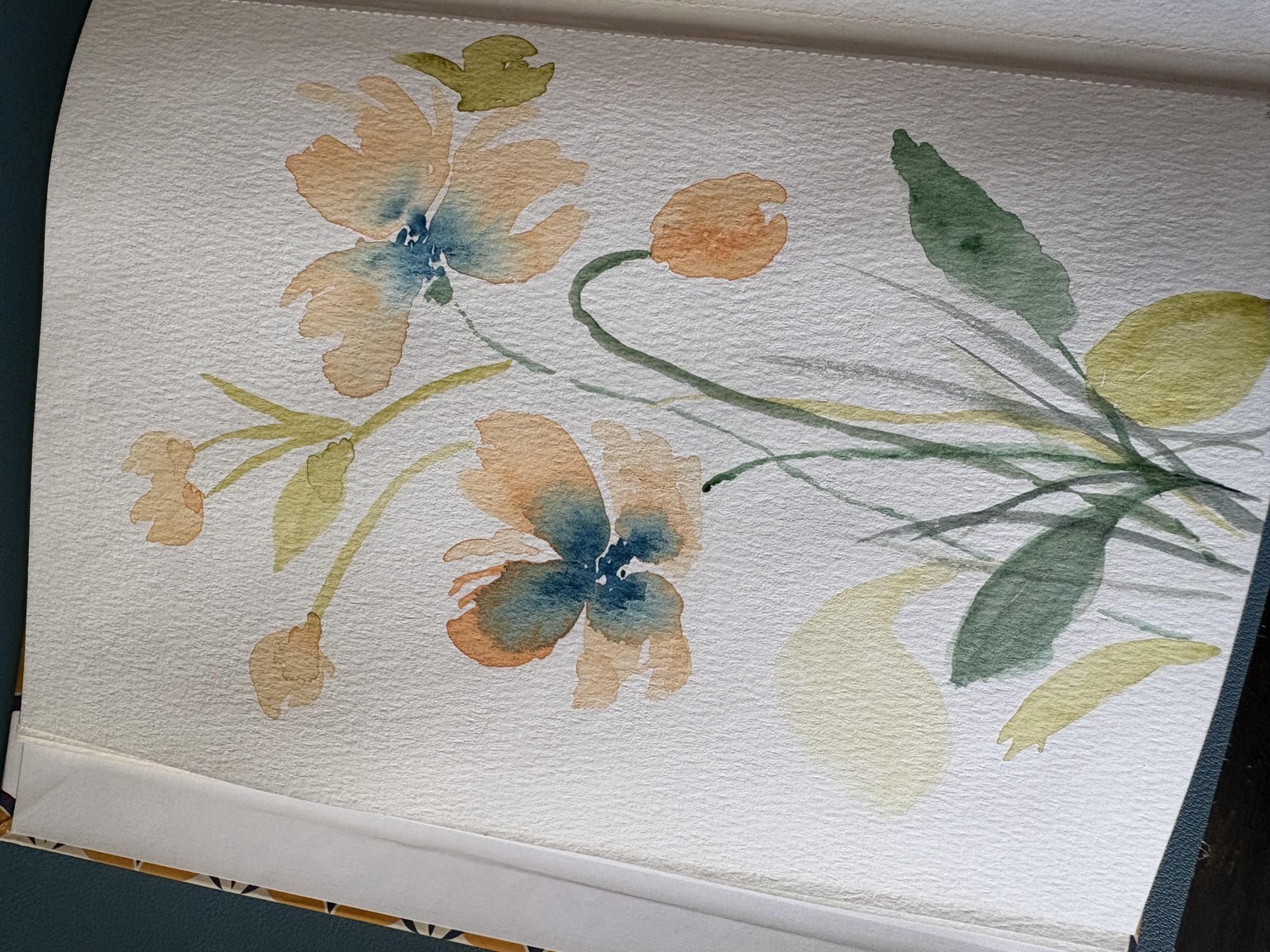 Peach Florals - image 1 - student project