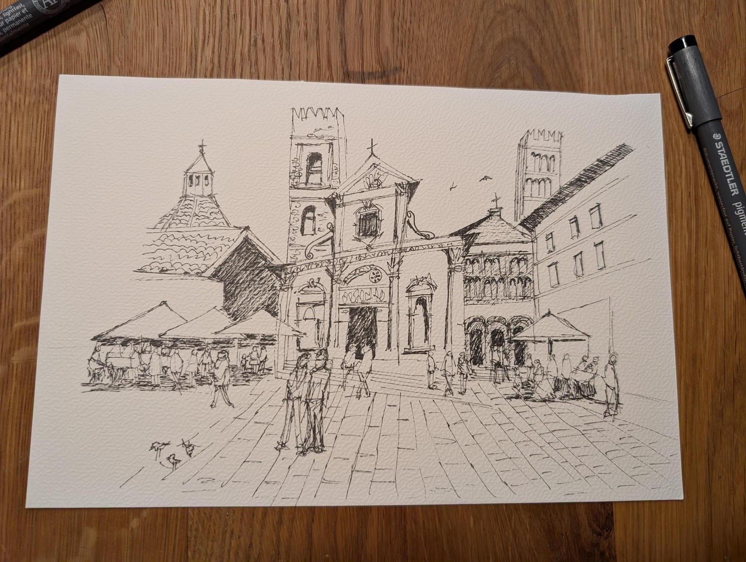 Learning to sketch in five steps. Italy sketches are always so fun! - image 3 - student project