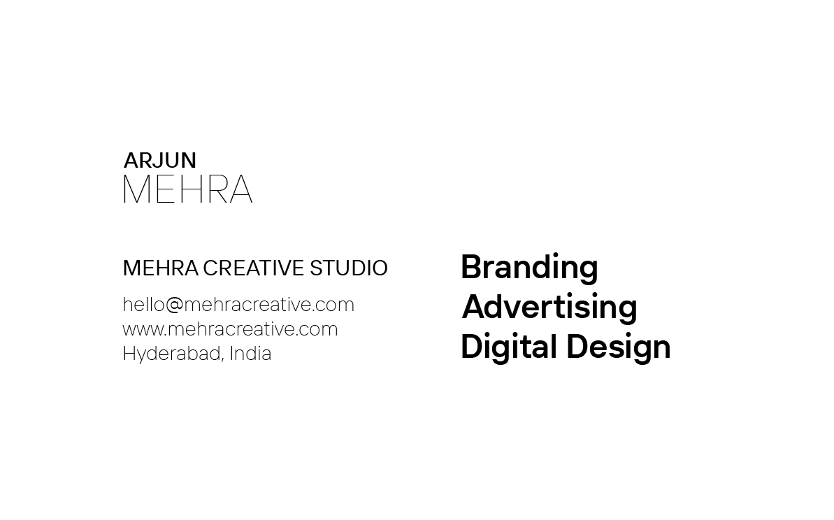 Visiting Card Design Project For Design Agency - image 1 - student project