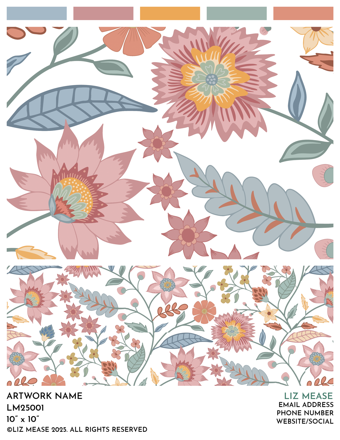 Indian Floral Sell Sheet - image 1 - student project