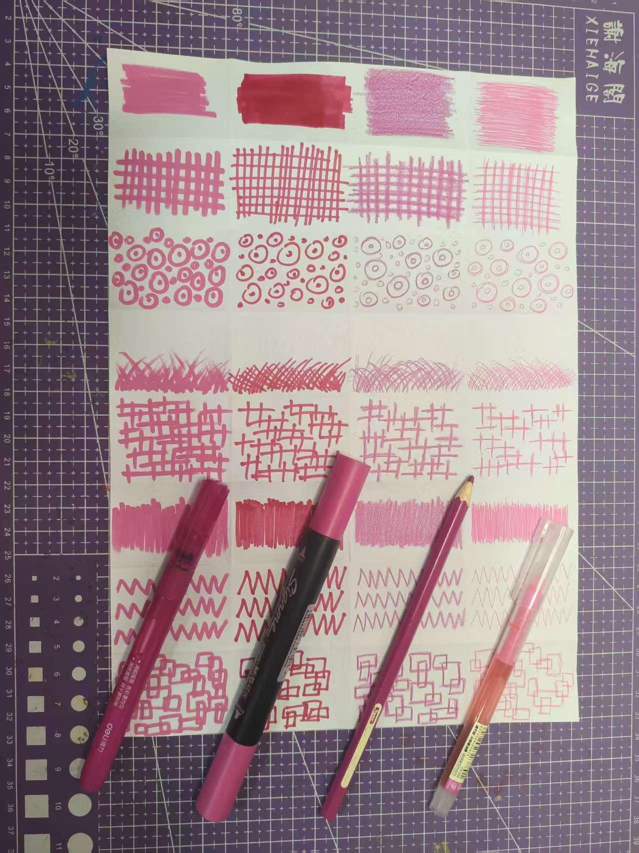 Rose Pink colors with some touches of Blues - image 1 - student project