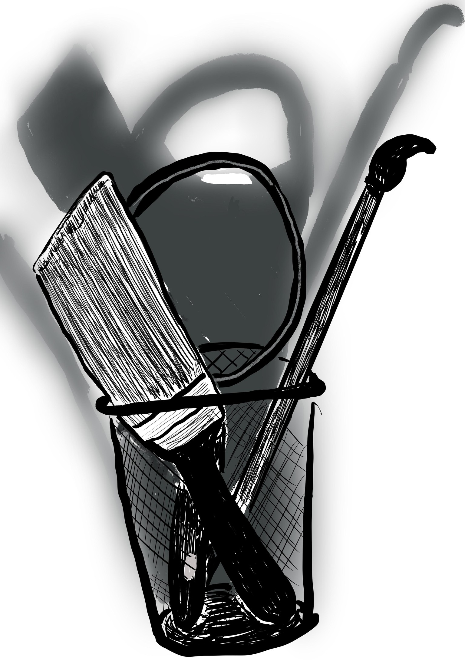 Ink brushes set - image 1 - student project
