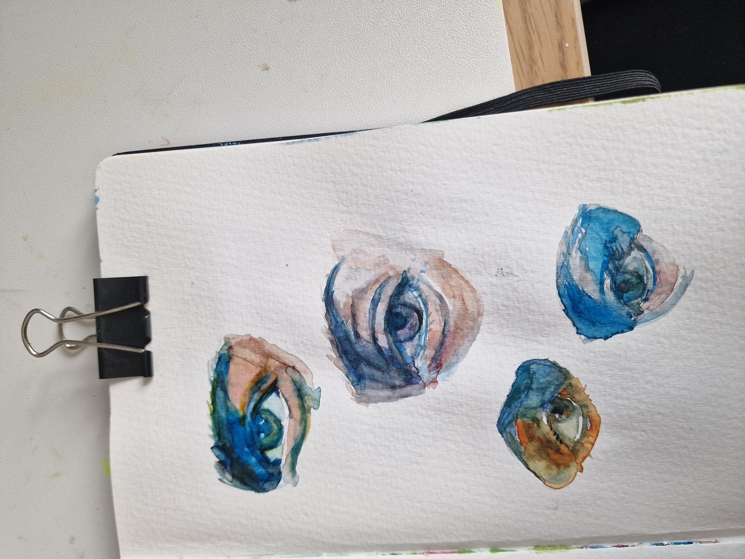 Trying out my watercolor  skillss - image 1 - student project