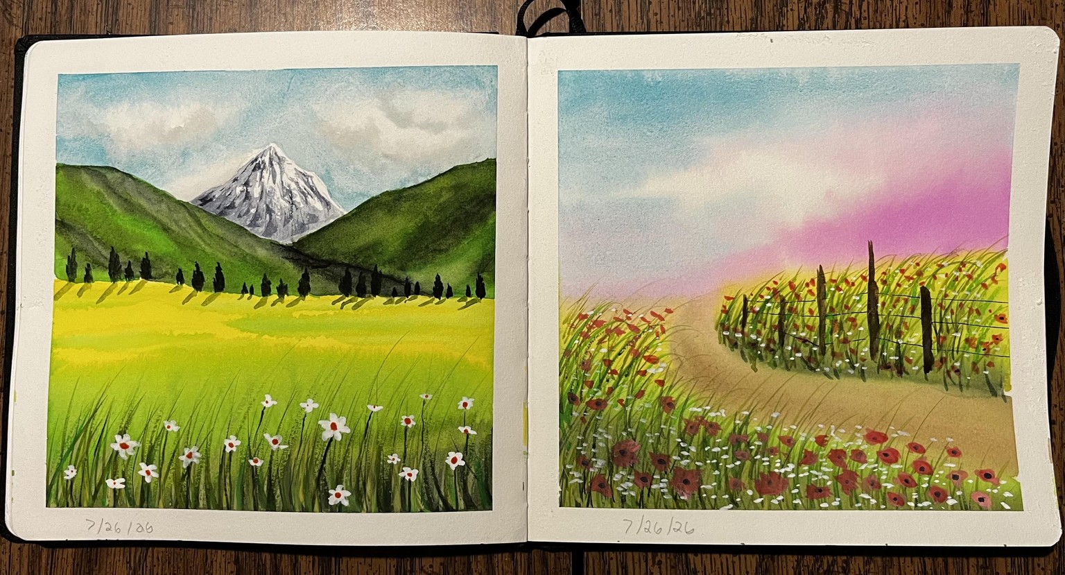 Seasons in watercolor - image 2 - student project
