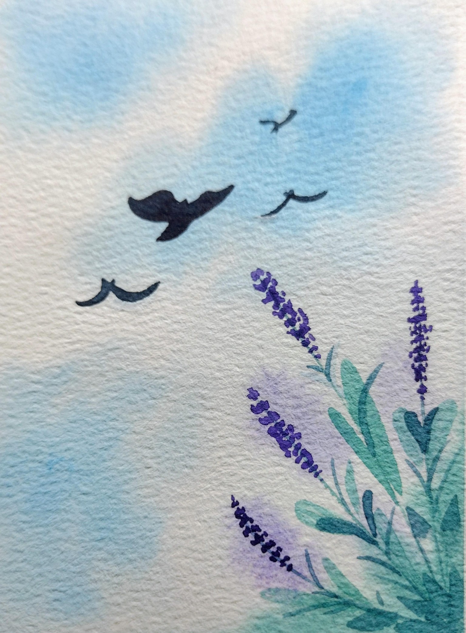Nature In watercolor Projects - image 16 - student project