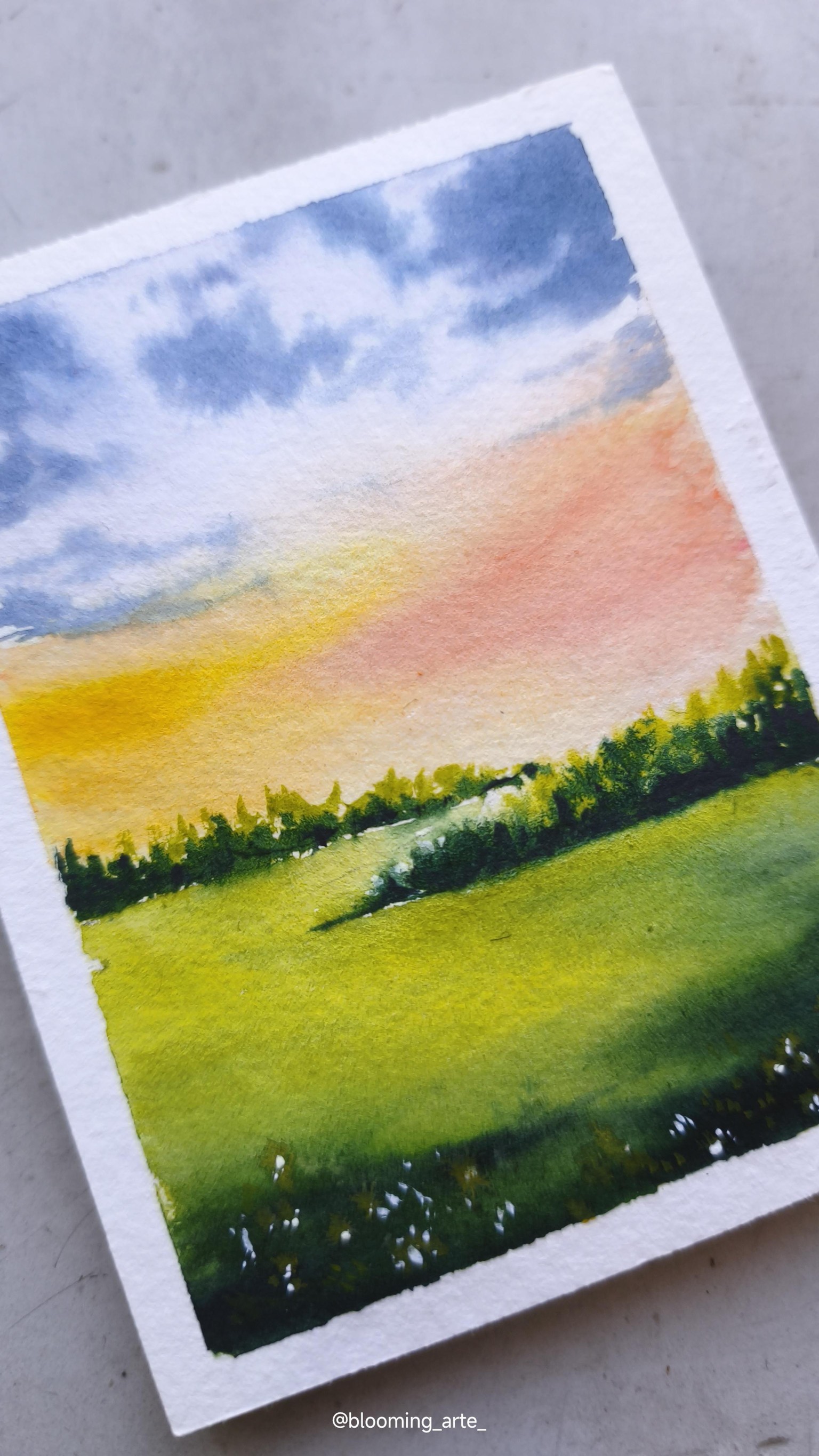 Watercolor Spring Challenge - Paint with me in 15 Minutes - image 2 - student project