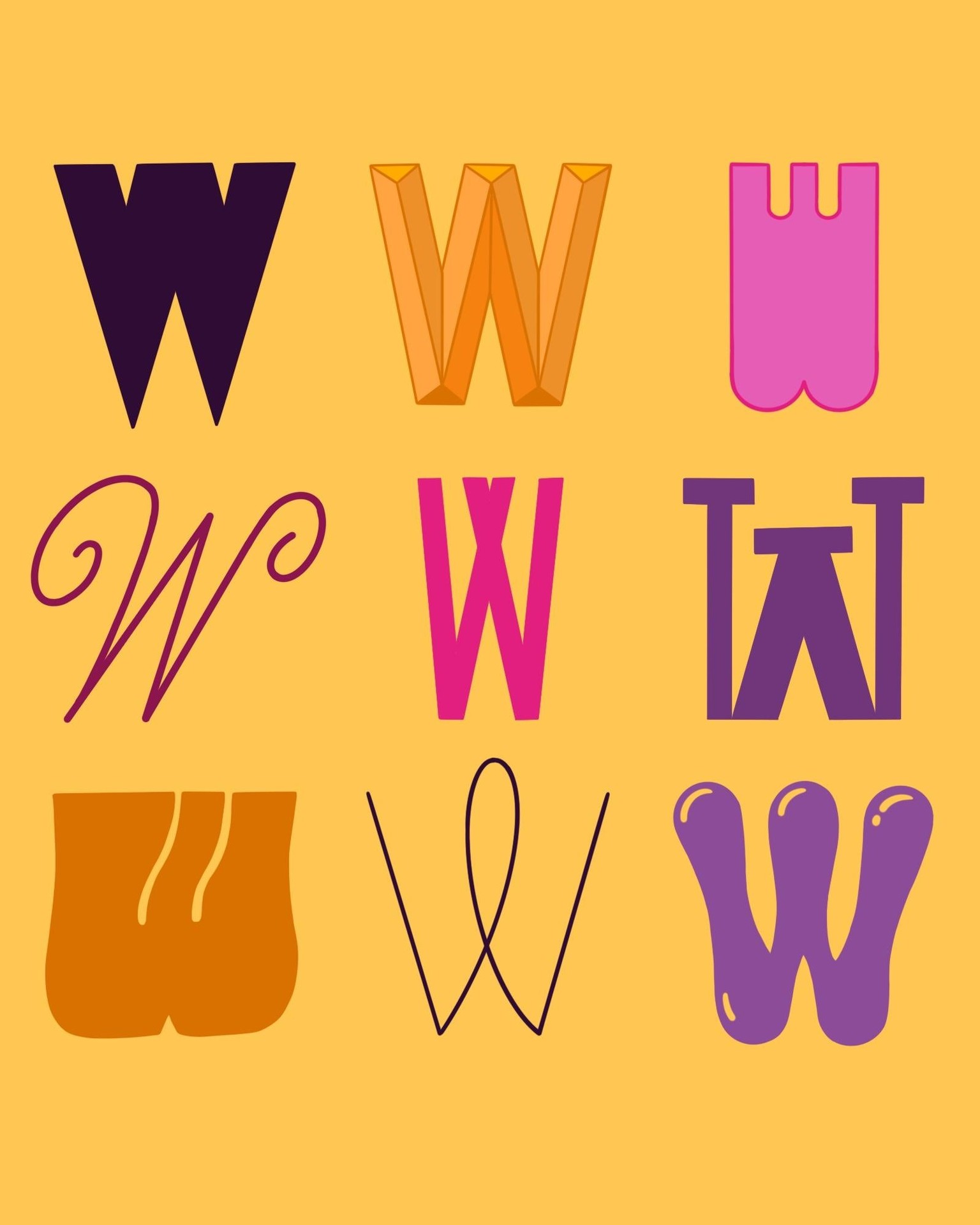 Lettering the Alphabet. - image 3 - student project