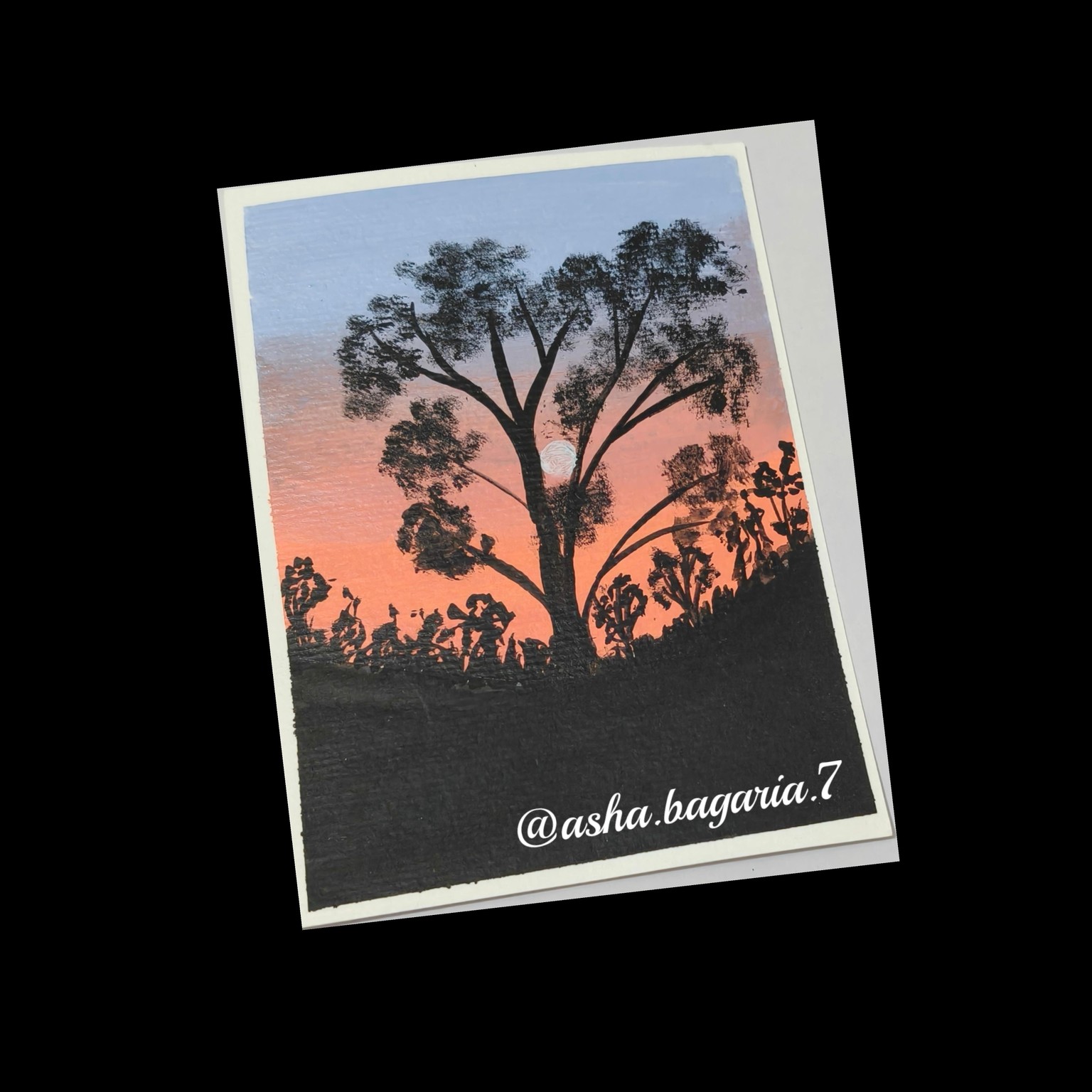 Acrylic landscape challenge - image 9 - student project