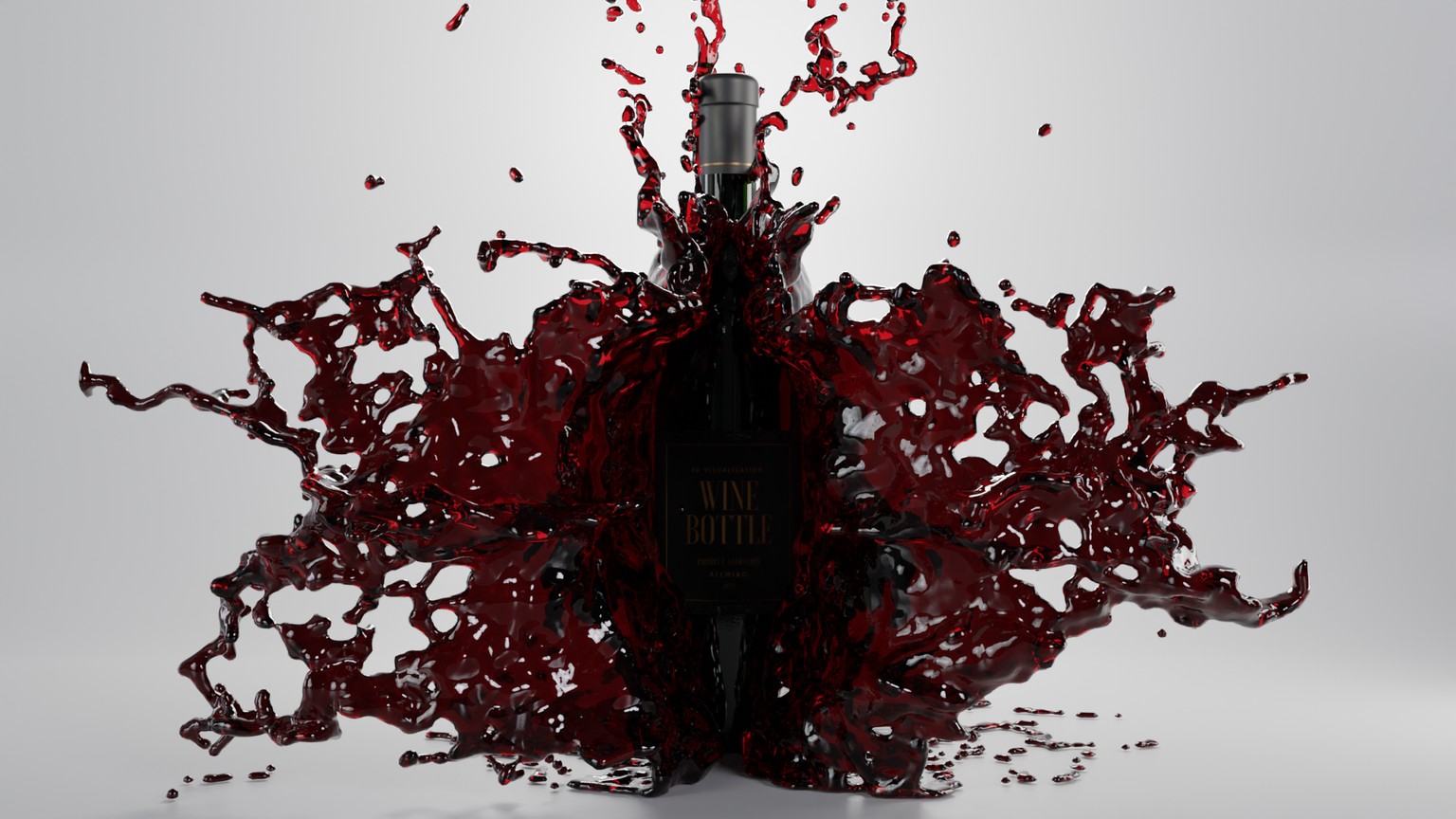 Cinematic Wine Product Animations in Blender - image 6 - student project