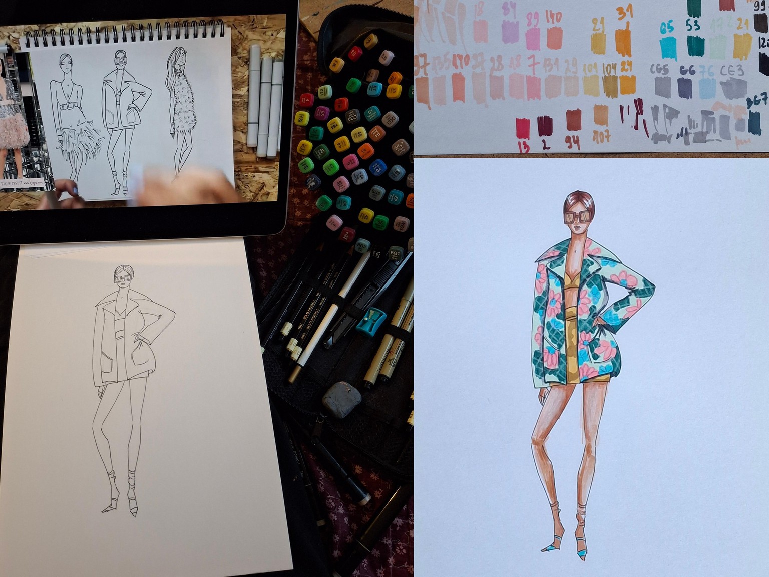 Fashion Illustration - image 5 - student project