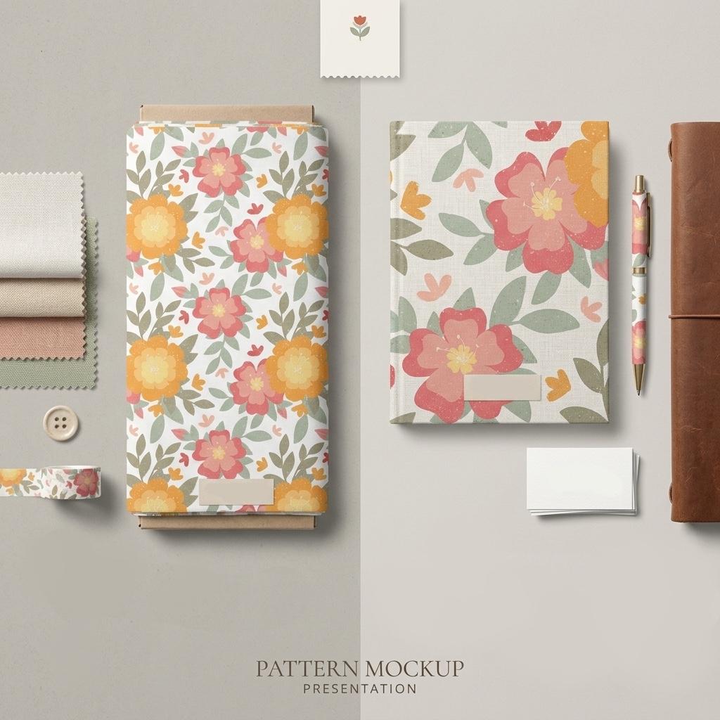 Floral Seamless Pattern - image 2 - student project