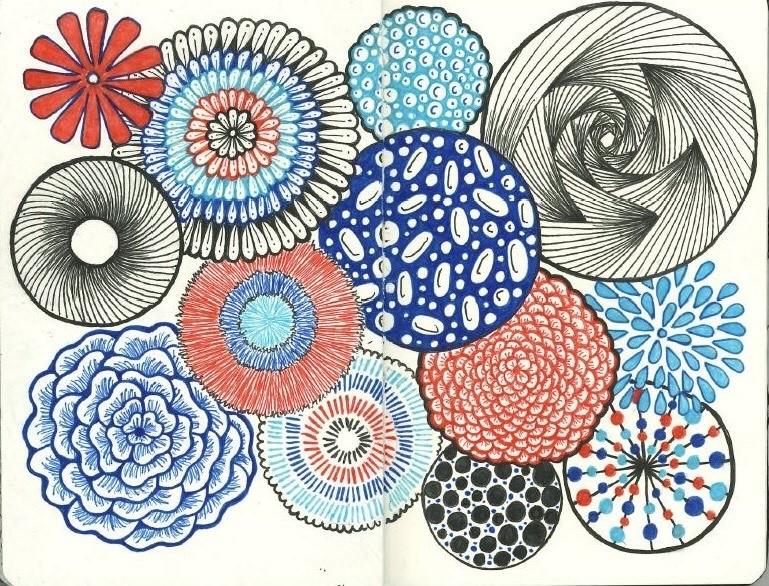 Floral Fantasy Drawings - image 2 - student project