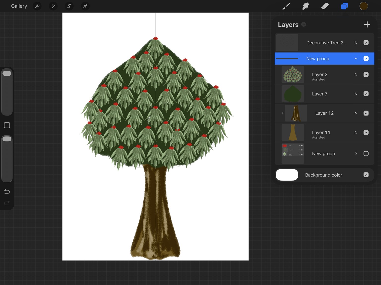 Tree of fortune -Pichwai art - image 5 - student project