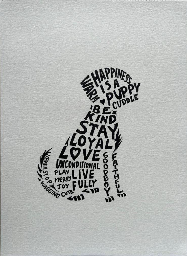 My lettered puppy - image 2 - student project