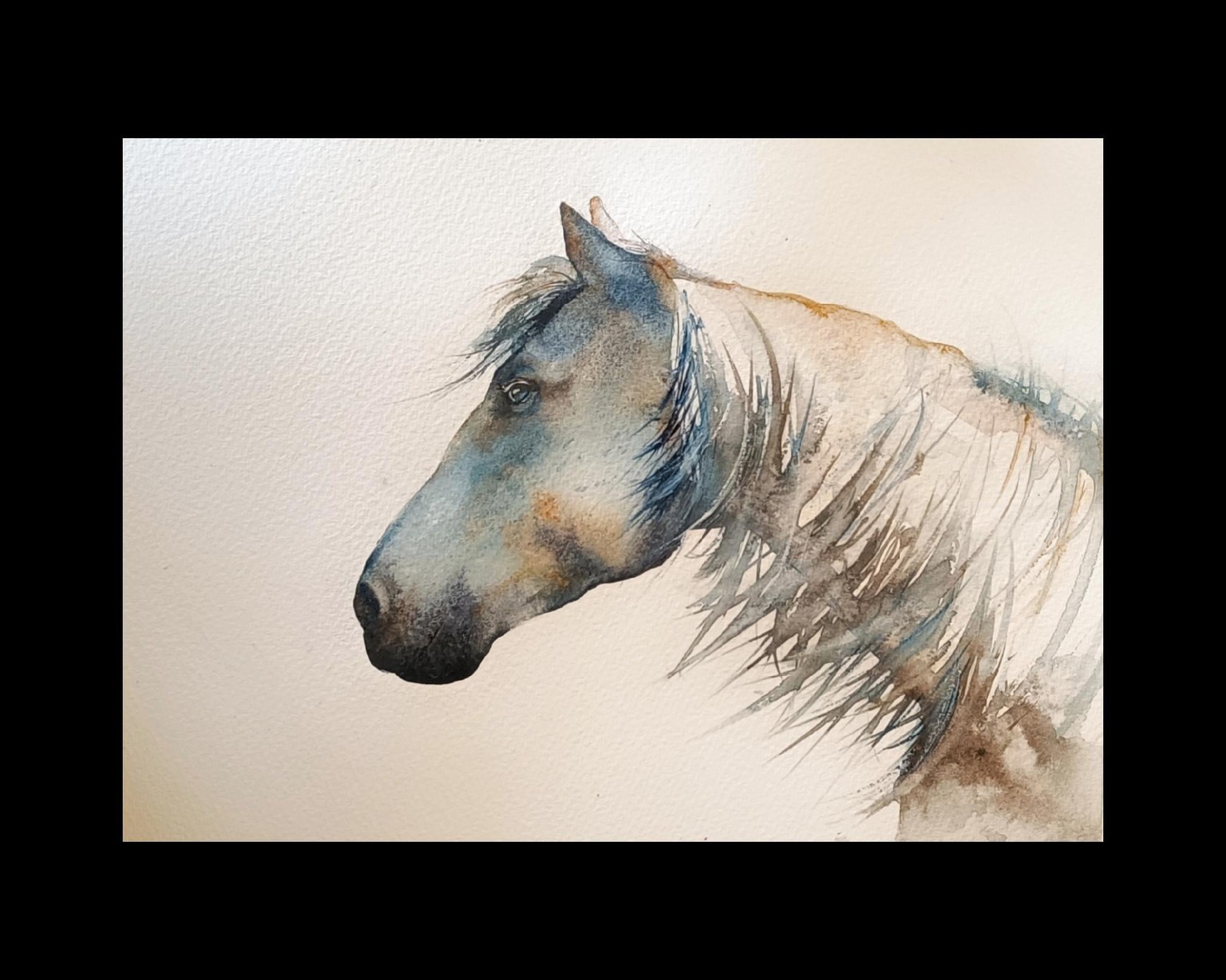 Free flow Blue Horse - image 1 - student project